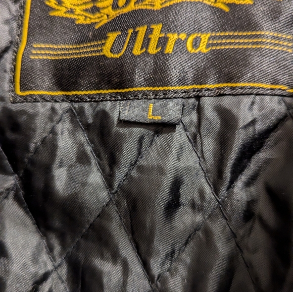 Leather Motorcycle Riding Jacket sz-L 🧡 - Picture 8 of 8